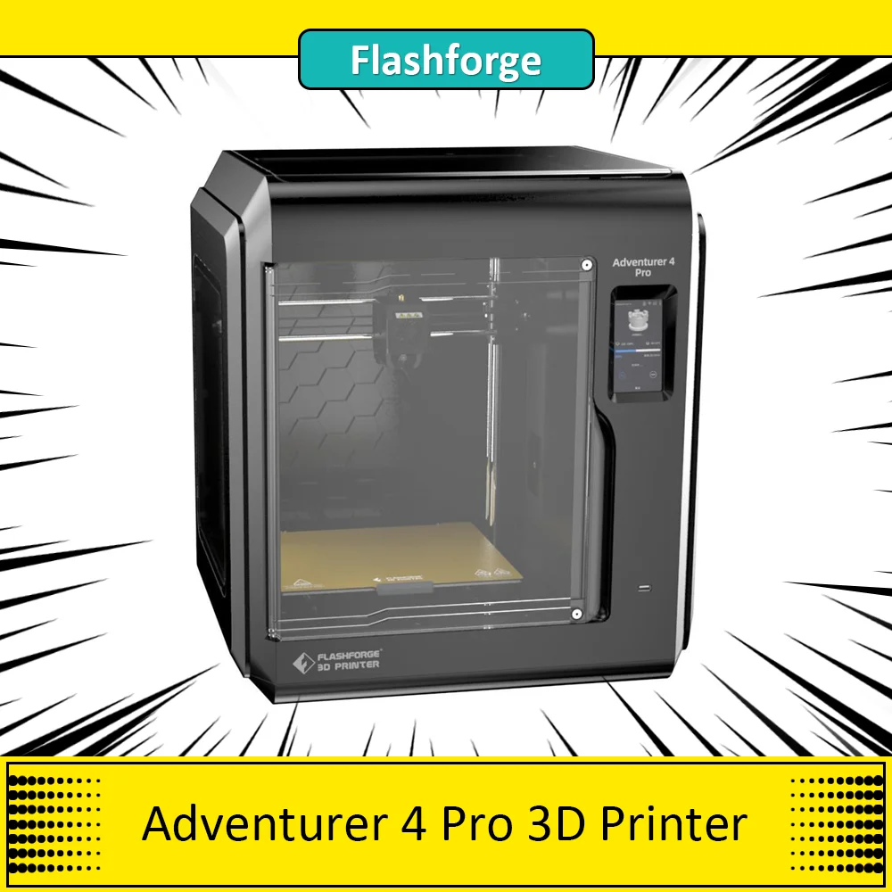 Flashforge Adventurer 4 Pro 3D Printer 30-Point Auto Leveling Built-in Camera, Time-Lapse Video, High-speed 300mm/s, 220*200*250