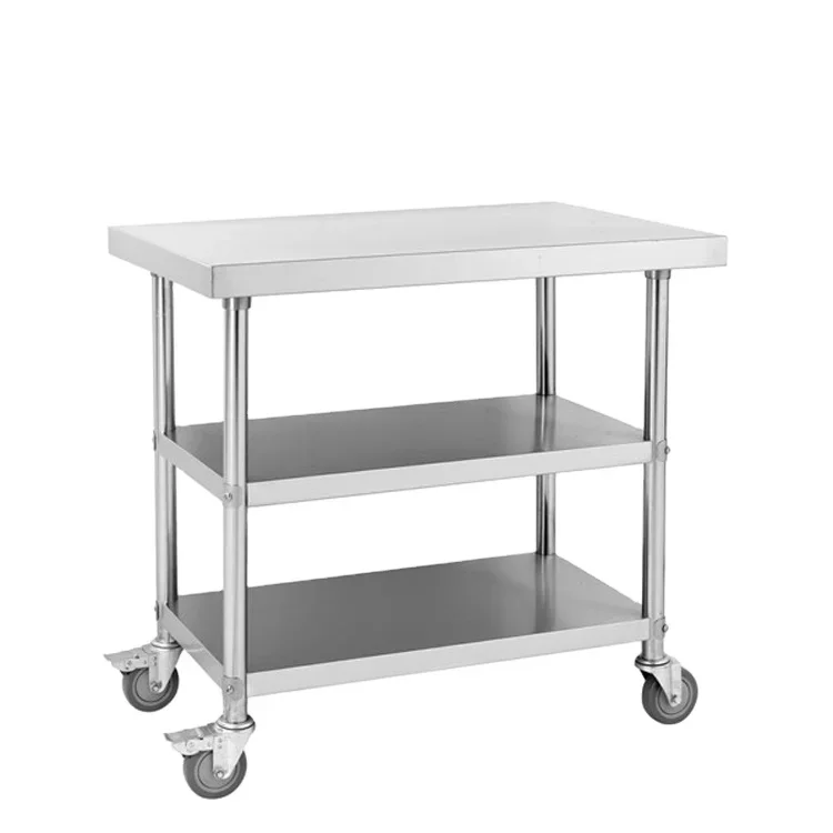 Hotel Restaurant  Stainless Steel Housekeeping/Kitchen Tool Trolley Cart