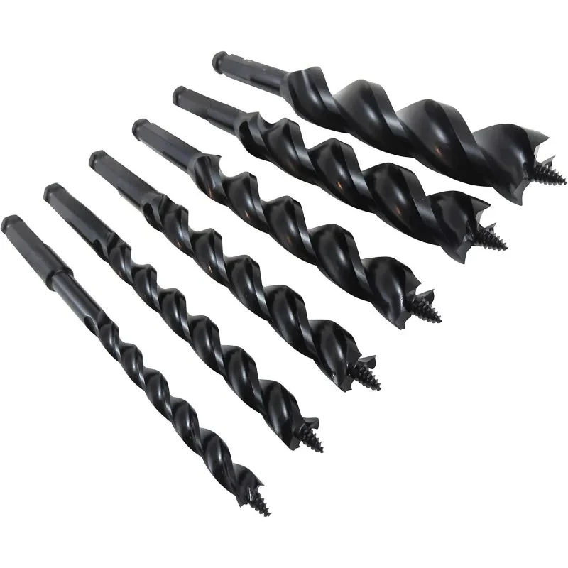 مجموعة ZZZ مكونة من 6 قطع مع دعامة يدوية طويلة فائقة النعومة مقاس 3/8 بوصة، و5/8 بوصة، و7/8 بوصة و1 بوصة × 7-1/2 بوصة #1