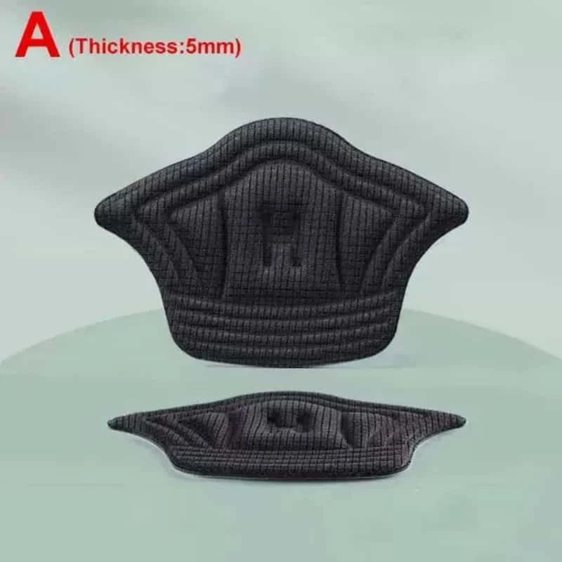 5 paia di solette per sneaker, cuscini per tallone, misura regolabile