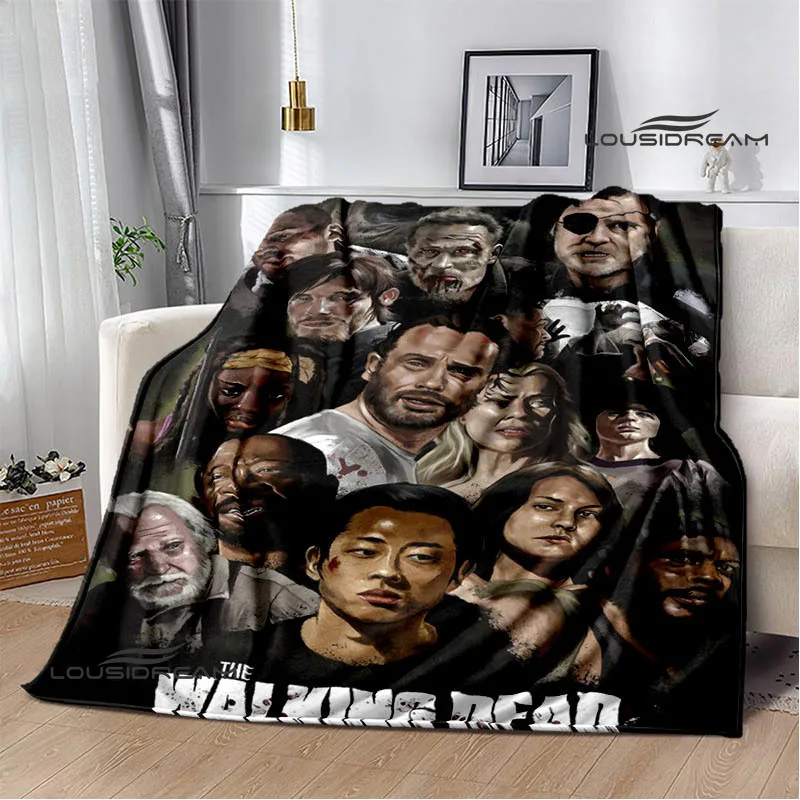 The Walking Dead printed blanket picnic blanket Warm Flannel blankets Soft and comfortable blanket bed linings Birthday Gift