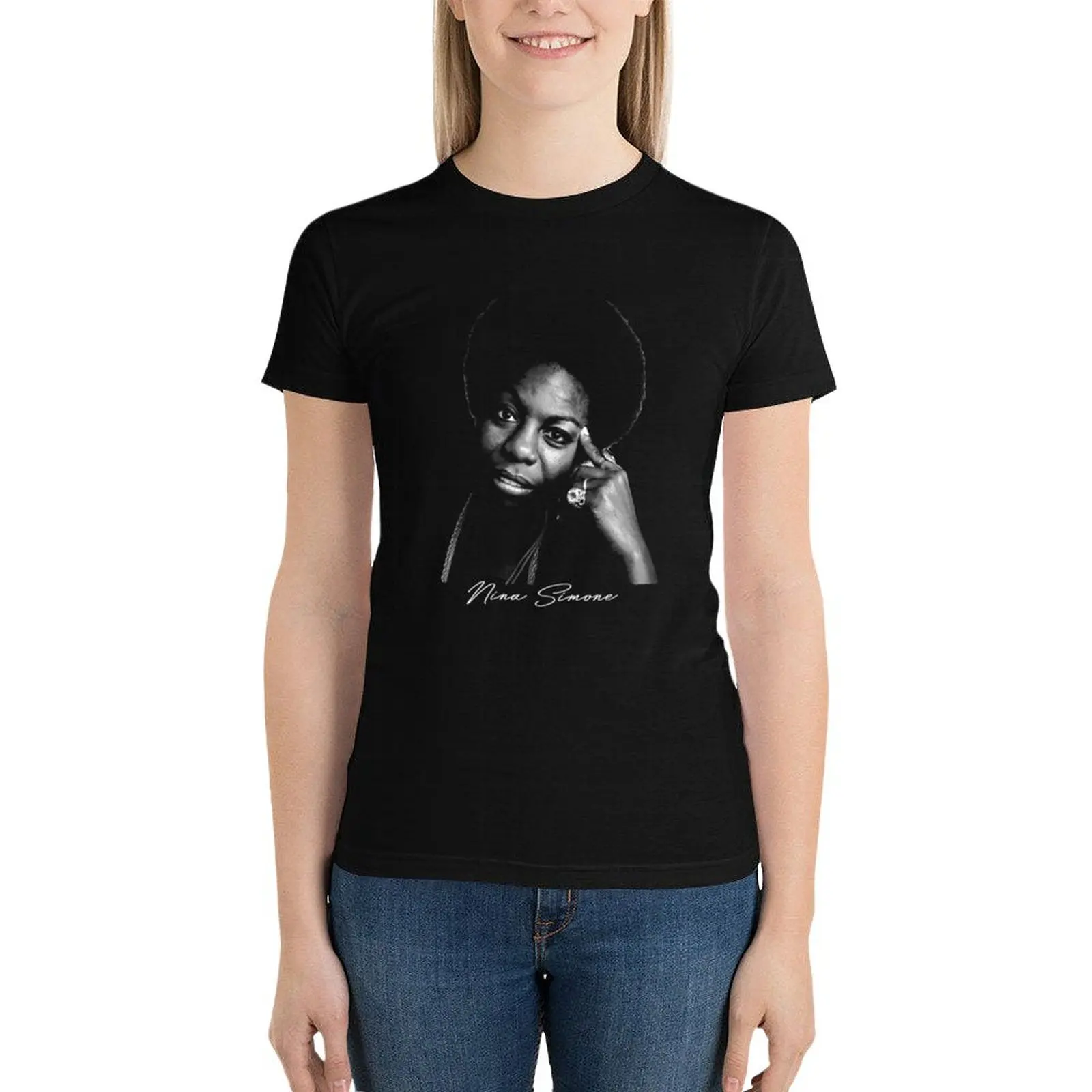 

Nina-Simone Essentia T-Shirt Blouse summer clothes t-shirts for Women graphic tees