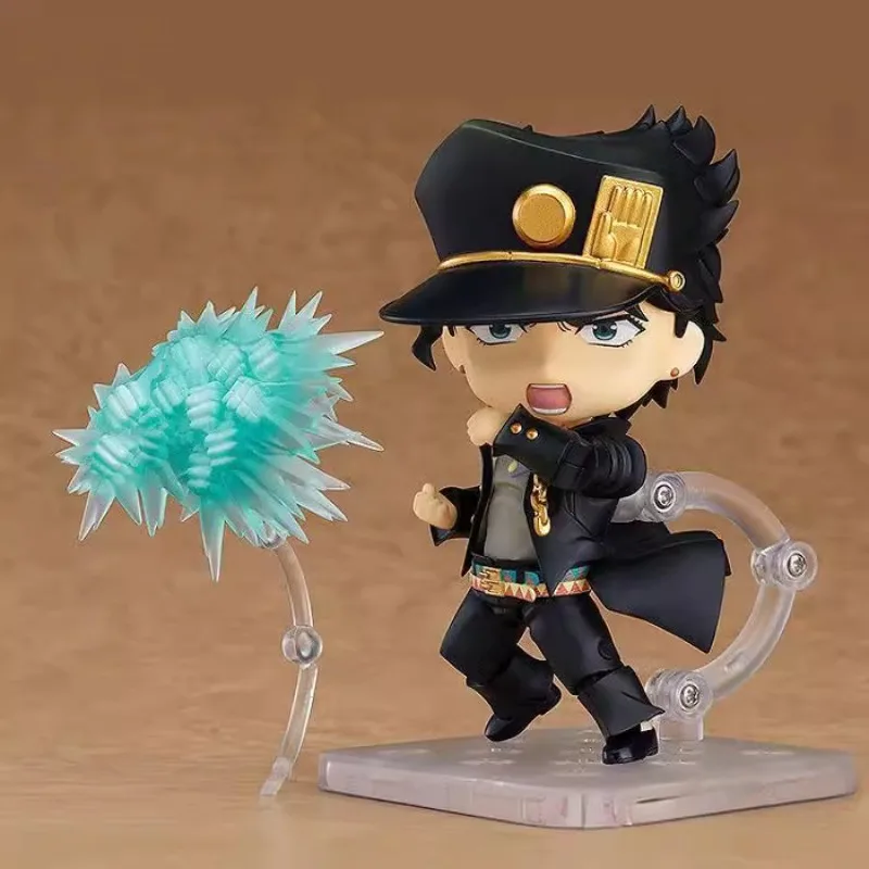 New 10CM JOJO's Bizarre Adventure Q version Nendoroid Jotaro Kujo movable face change doll figure For Children's Gifts