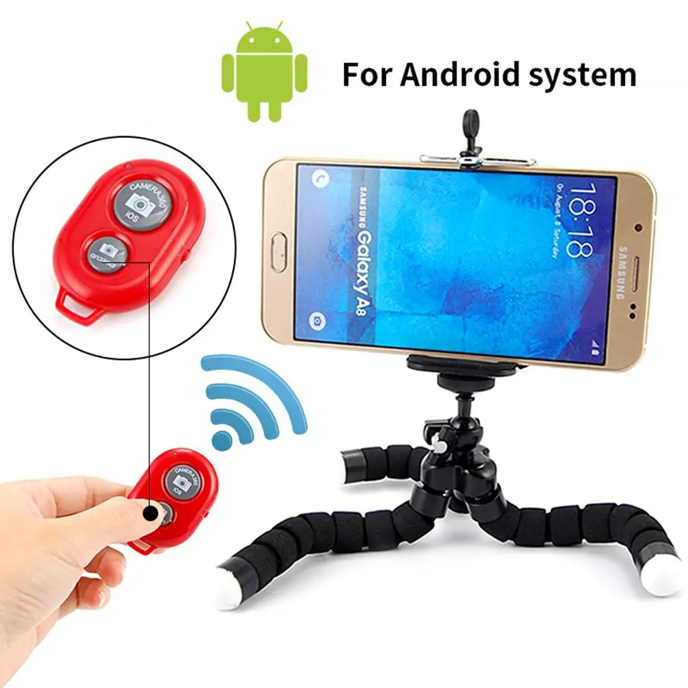 Multi Color Smart Phone Selfie Stick Bluetooth Shutter Release Remote Control Wireless Shutter