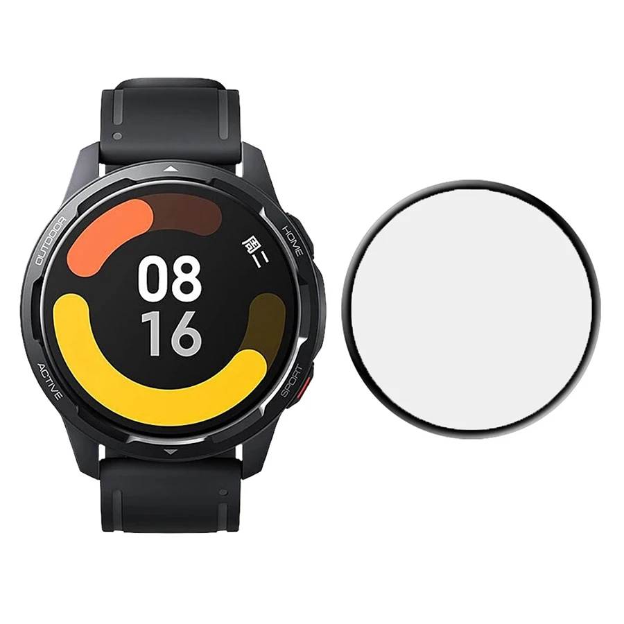 3d curvo protetor de tela filme para xiaomi assista s1 ativo assista temperado película protetora para xiaomi mi assista s1 ativo