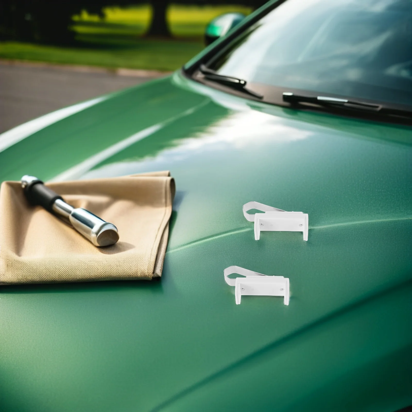 

4pcs Car Remote Holder Universal Sun Visor Clip For Garage Door Opener Rotatable Abs Mount Organizer For Key Fob Storage Easy