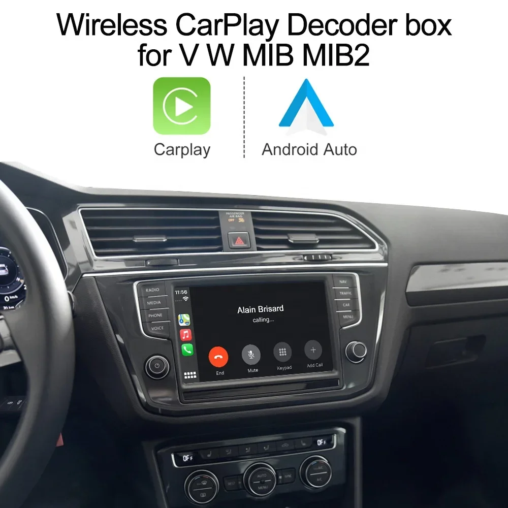 module for Golf VW Android Auto iPhone airplay screen mirror Wireless Car Play