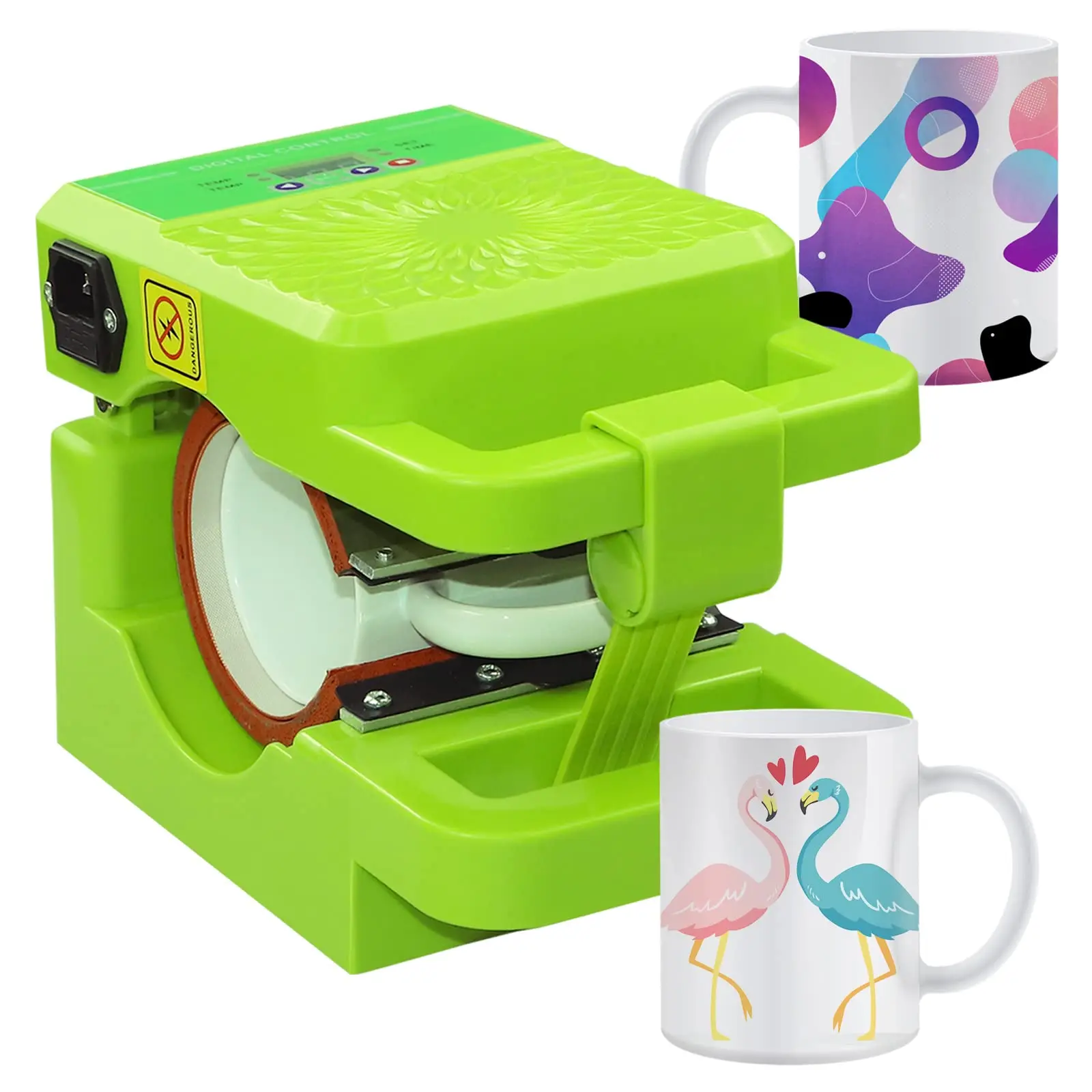 Lightweight Mug Press, Easy Use Diy Mug Heat Press sublimation printer Sublimation Cup Heat Press Machines