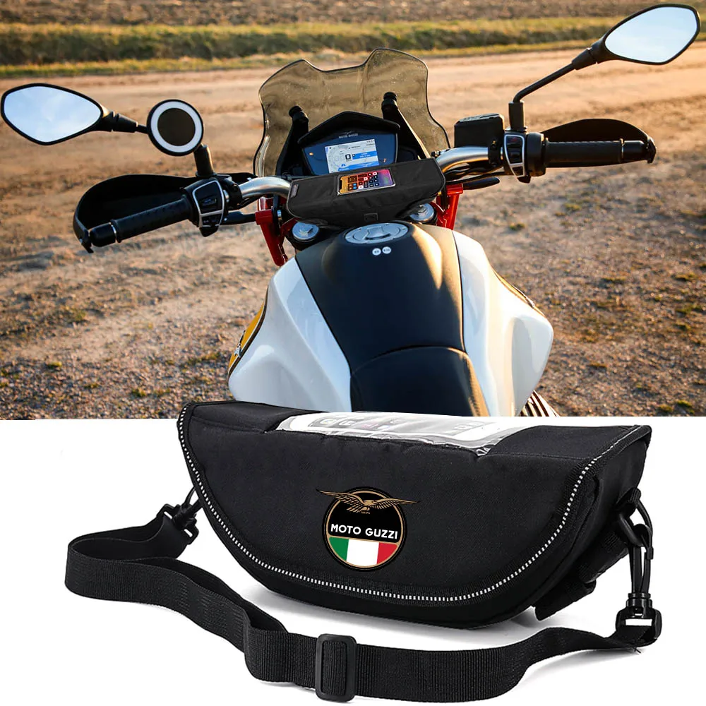 For Moto Guzzi  Retro commemoration v85tt v7 Motorcycle accessory Waterproof And Dustproof Handlebar Storage Bag navigation bag