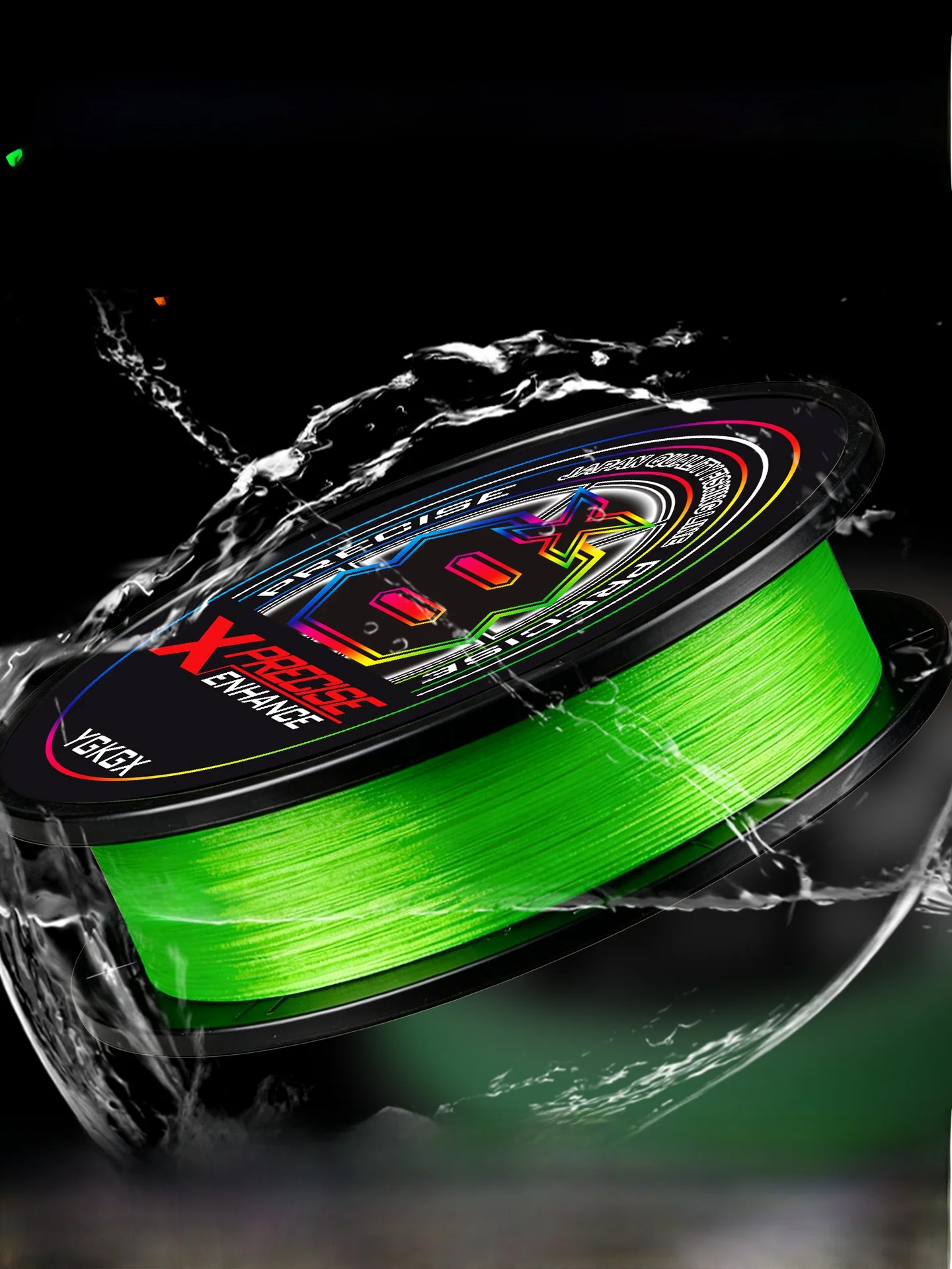 Linha Principal Ygkgxpe para Pesca Marítima, Linha de Pesca Pesada Especial em Dyneema, Sublinha de PE para Oceano, Rio, Lago...