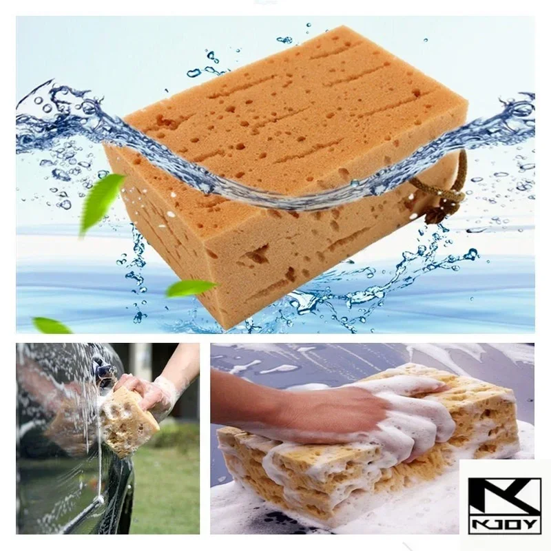 kkjoy Honeycomb Cleaning Sponge Block Practical Car Wash Supplies