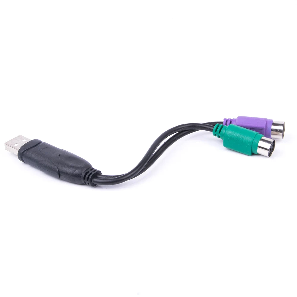 USB to PS2 Cable Male to Female PS/2 Adapter Converter Extension Cable for Keyboard Mouse Scanning Gun PS2 to USB Cable