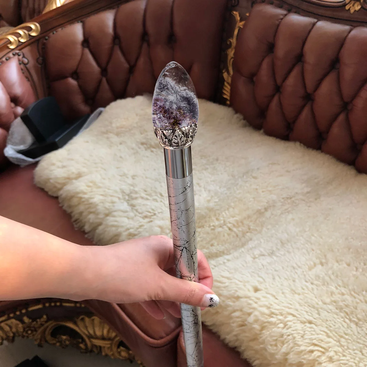 

1Pcs Natural Quartz Crystal Healing Stone Oval Pendant Peace Chakra Jewelry Making DIY Necklace Charm Unique Cabochon Gift