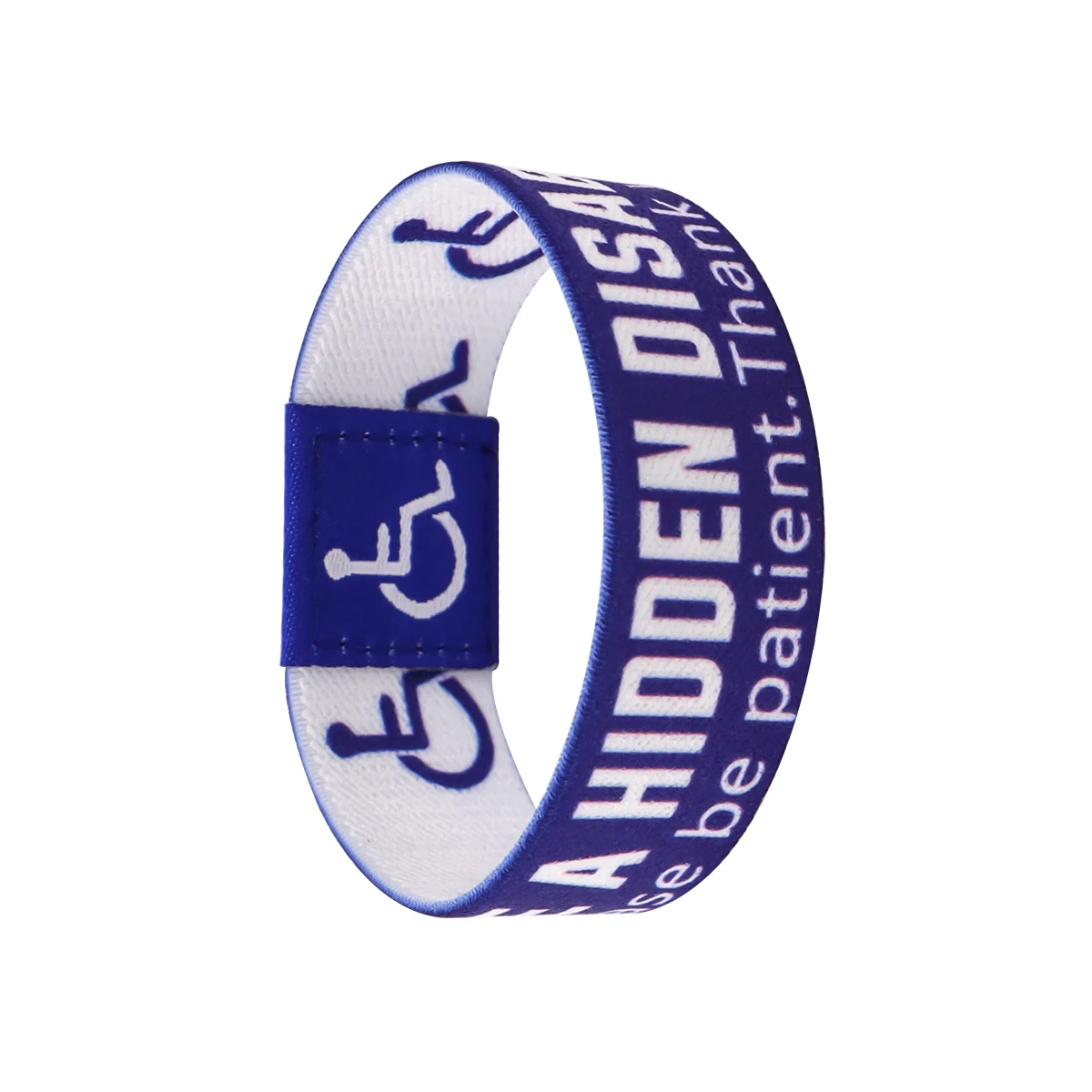 Disability Logo Women Men Bracelets on Hand Bangles With Designer Charms Jewelry Stretch Wristband Bracelet Accessories