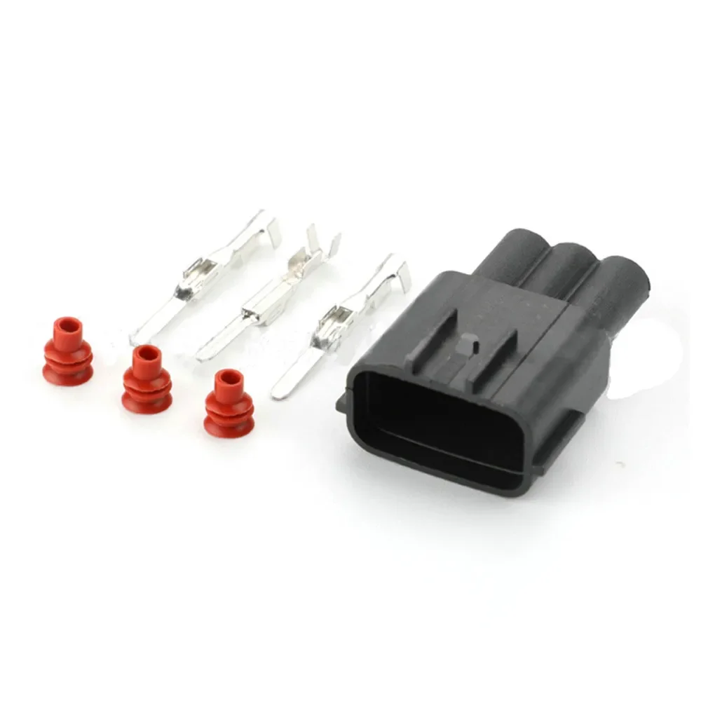 5/10/20/50/100sets 3pin Male of 6189-1098 Waterproof Automotive Electrical Cable Connector