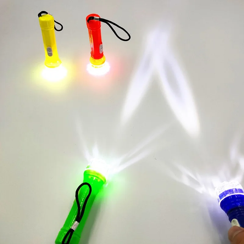 Powerful Mini Led Flashlight Fun glare 3800Lm Torch light flashlight children\'s glowing toy Lamp Night Light wholesale practical