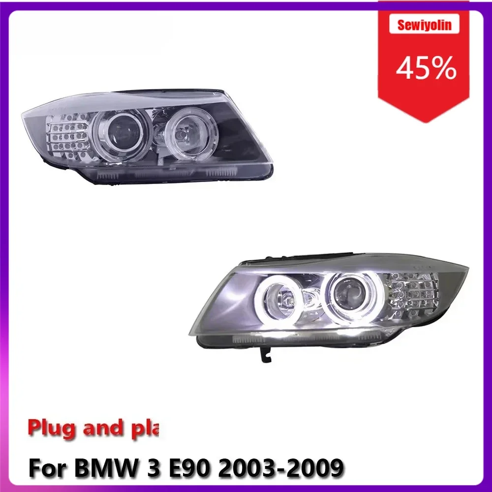 

Sewiyolin Car LED Lamp Headlight Light Assemblies For BMW 3 E90 2003-2009 Auto Fog DRL Brake Turn Signal Lamp Plug And Play