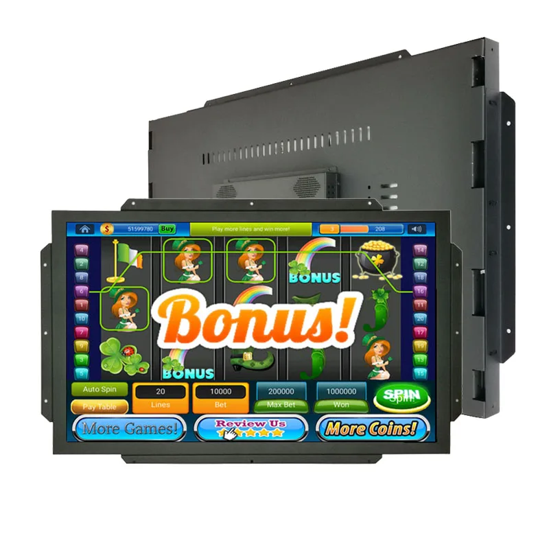 32 بوصة 3M RS232 1920*1080 شاشة عمودية وصلة النار/الانصهار 4/IGS/Bally آلة الألعاب الأصلية تستخدم شاشة تعمل باللمس