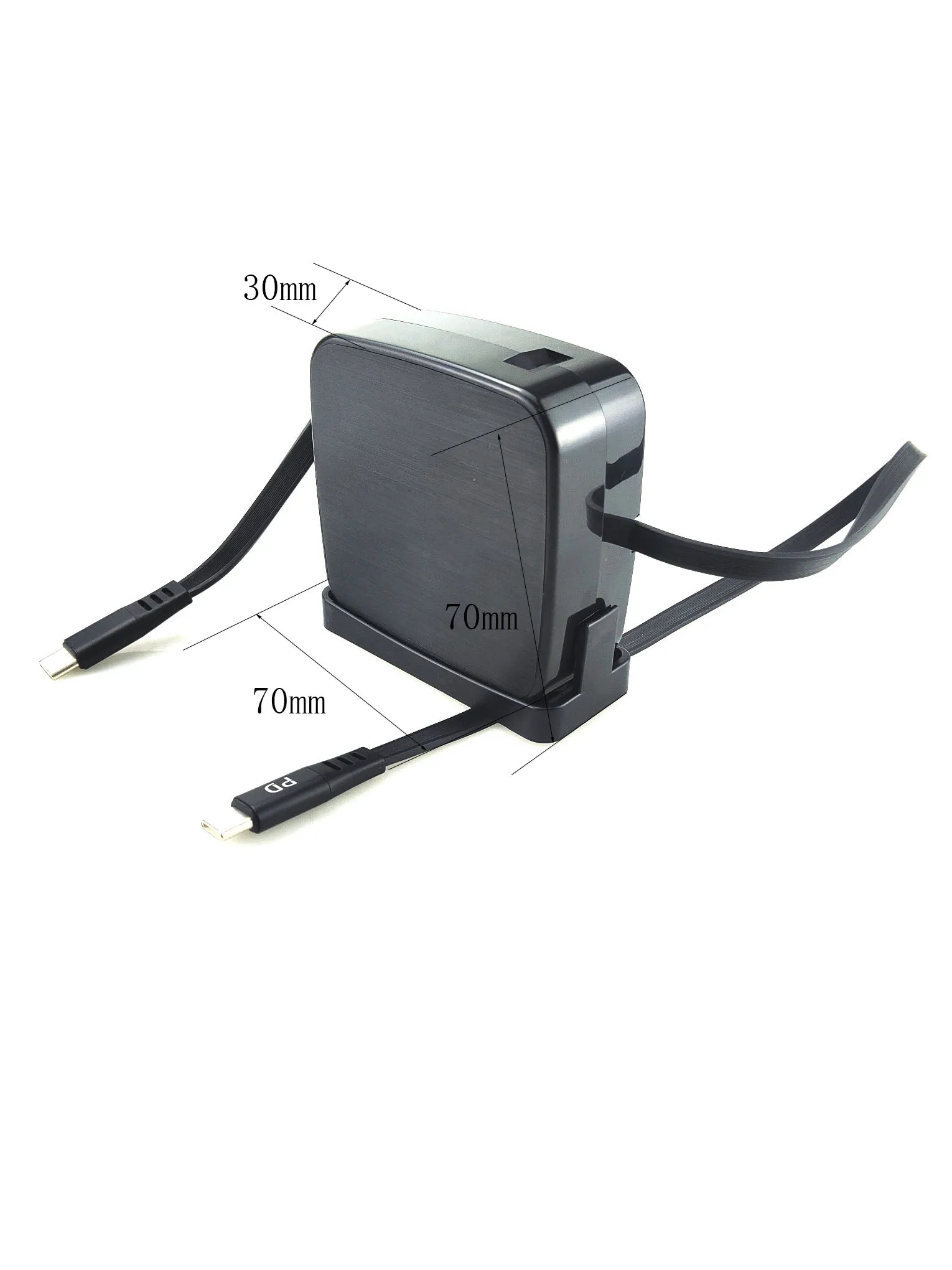 PD Новый выдвижной портативный выдвижной USB-кабель для быстрой зарядки типа C DYH-1707