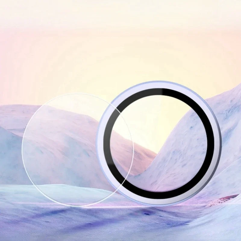 حلقة كاميرا معدنية جديدة + واقي زجاجي للعدسة لـ 2025 IPad 11th A16 Pro 11 13 10 10.9 "Air 7 6 4 5 11/13" M3 M2 Mini 7 6 عدسة خلفية