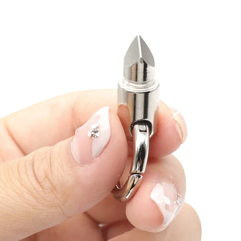 Mini Brass Capsule Pocket Knife Portable Survival Knife EDC Tools Keychain Outdoor Survival Emergency Mini Pocket Cutting Tool