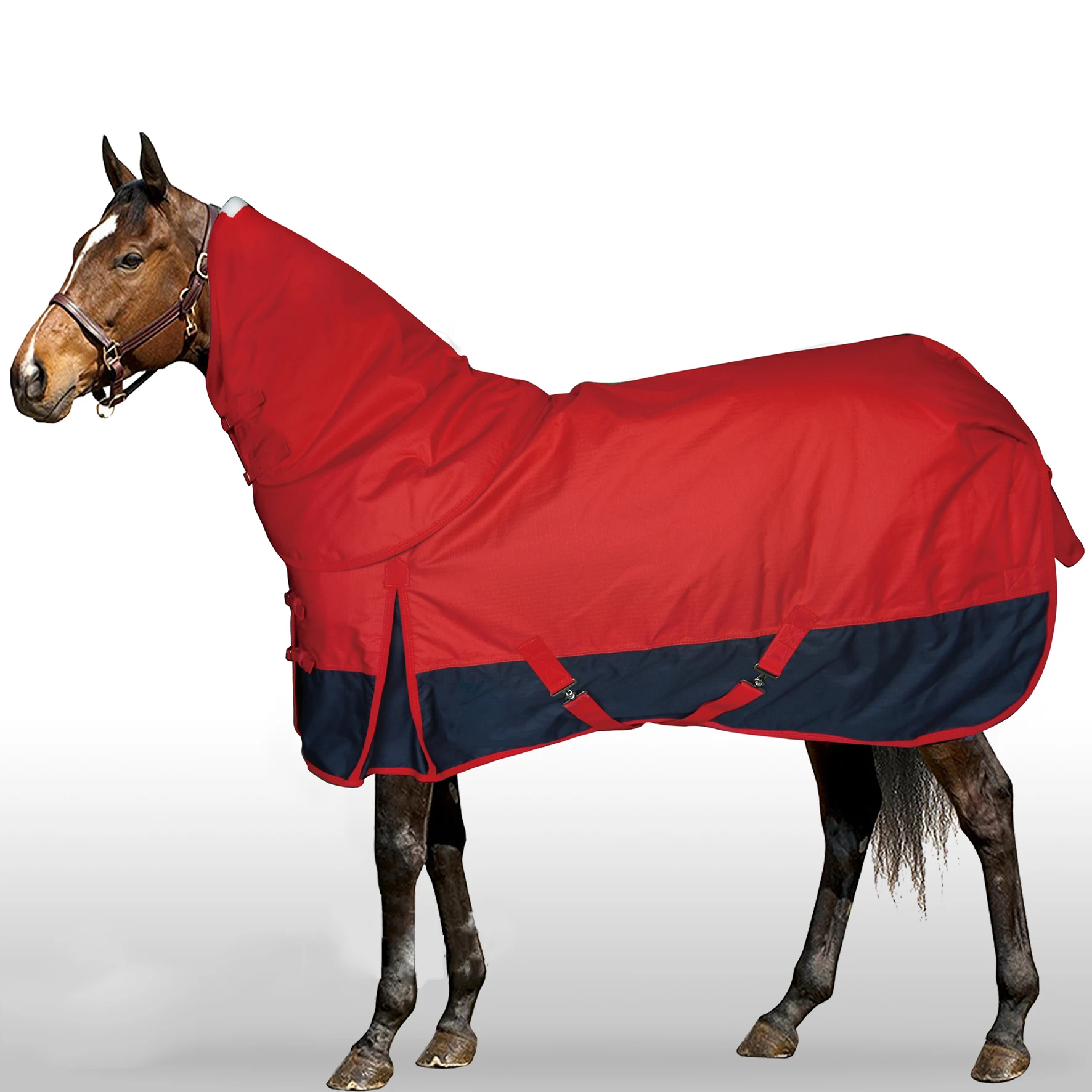 High Quality Equestrian 1680D Waterproof Breathable Combo Turnout Horse Rug, Horse Racing Supplies Horse Blanket