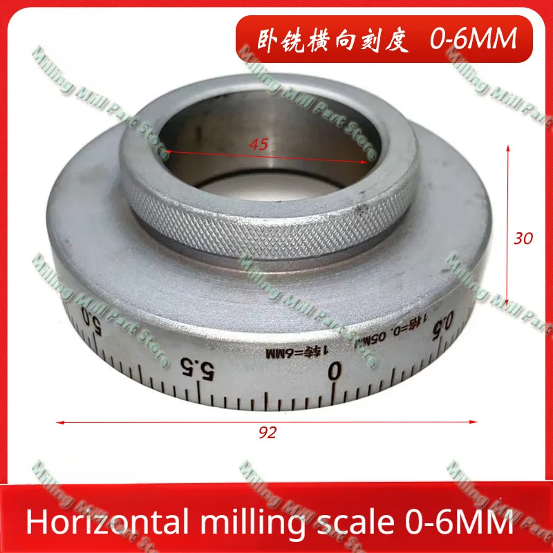 X52K/X62/X5032/X6132/X63/X53K/x62w/x63w /b1-400k Dial Vertical Milling Head Scale Ring Conjugator Milling Machine Accessories