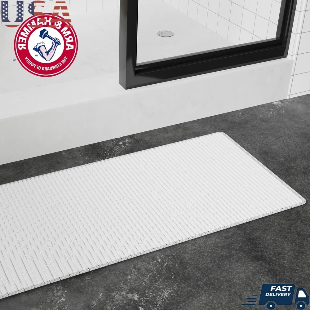 أداء رغوة دش حصيرة المضادة للميكروبات زلة مقاومة اضافية طويلة 17x40 لينة توسيد الحمام حوض السلامة حصيرة