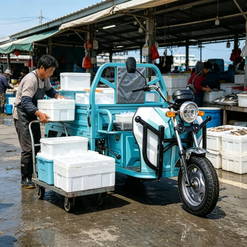 Dual Use Electric Cargo Passenger Trike 48V 1000W 3 Seater with Detachable Box for Flexible Transport Customized High Quality