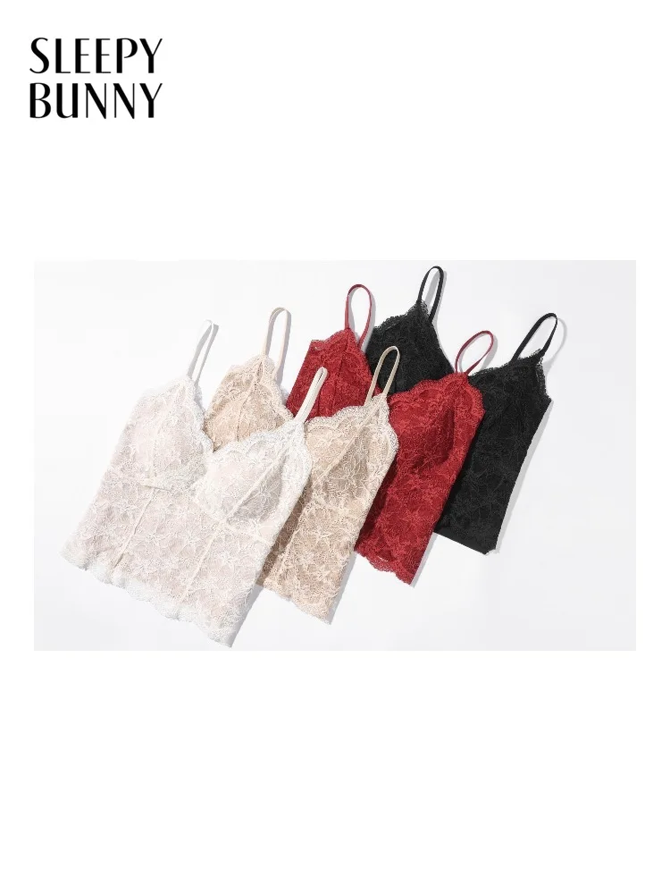 

Женская кружевная майка с V-образным вырезом, на бретельках, с подкладкой, облегающая, без рукавов, мягкая, летняя, для многослойных образов, элегантная, шикарная, на каждый день