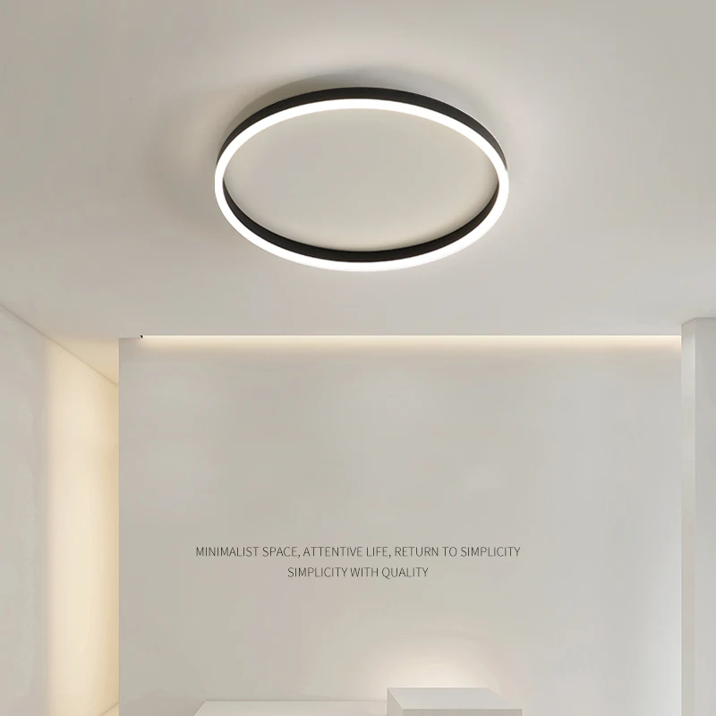 

Minimalist led ceiling lights For living room Decoration Bedroom Black/White ceiling light Modern ceiling lamp plafon led techo