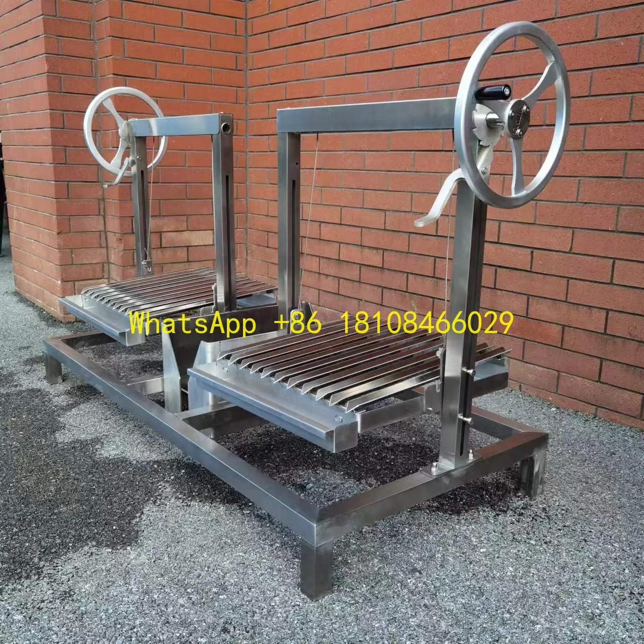 

Asado Parrilla/ Santa Maria / Argentine Grill GK1380EB Wood Charcoal Build-in Brasero Stainless Steel