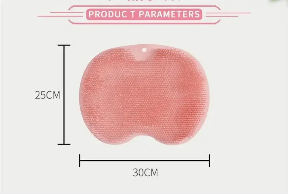 القدم والظهر الغسيل فرشاة استحمام الجسم قابلة لإعادة الاستخدام سيليكون فرشاة غسل القدم حصيرة متعددة الوظائف مصاصة جدار حصيرة أداة استحمام القدم #6