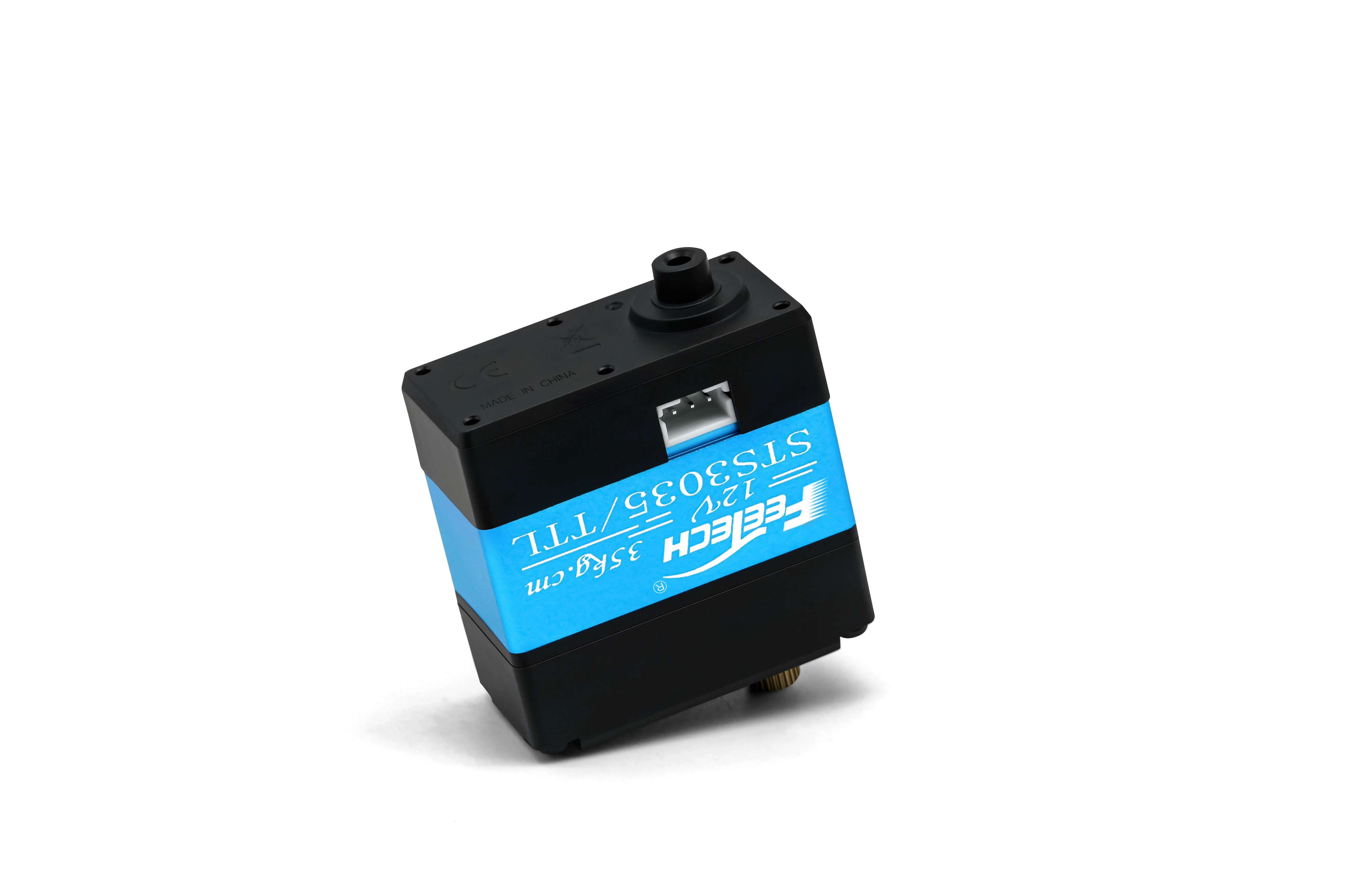 Feetech ST-3035-C001 12V 35Kg.cm 360-Grad-magnetisch kodiertes Doppelwellen-TTL-Roboterservos Serielles Busservo mit hohem Drehmoment