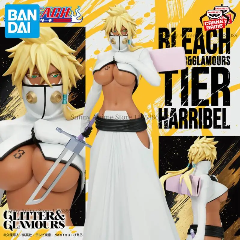 

Оригинальные фигурки Bandai Banpresto BLEACH GLITTER&GLAMOURS-TIER HARRIBEL, аниме-фигурки, игрушки, подарок, модель, в наличии