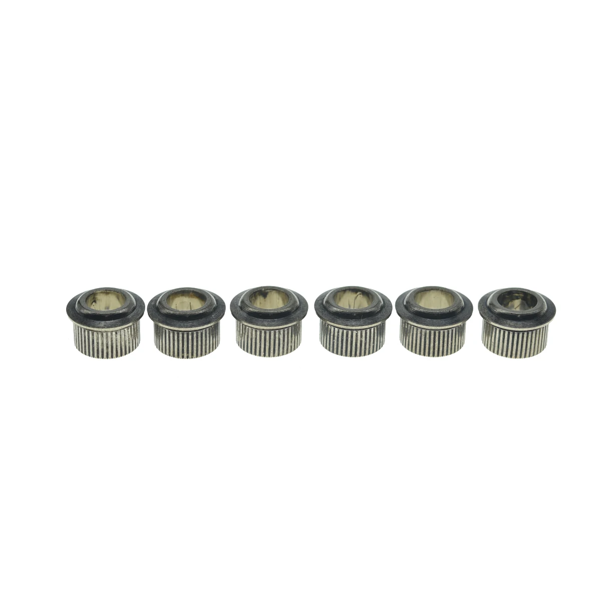 

KAISH Brass 10mm Guitar Tuner Conversion Bushings 3/8" Tuning Machine Conversion Adapter Ferrules Nuts Aged/Relic Nickel