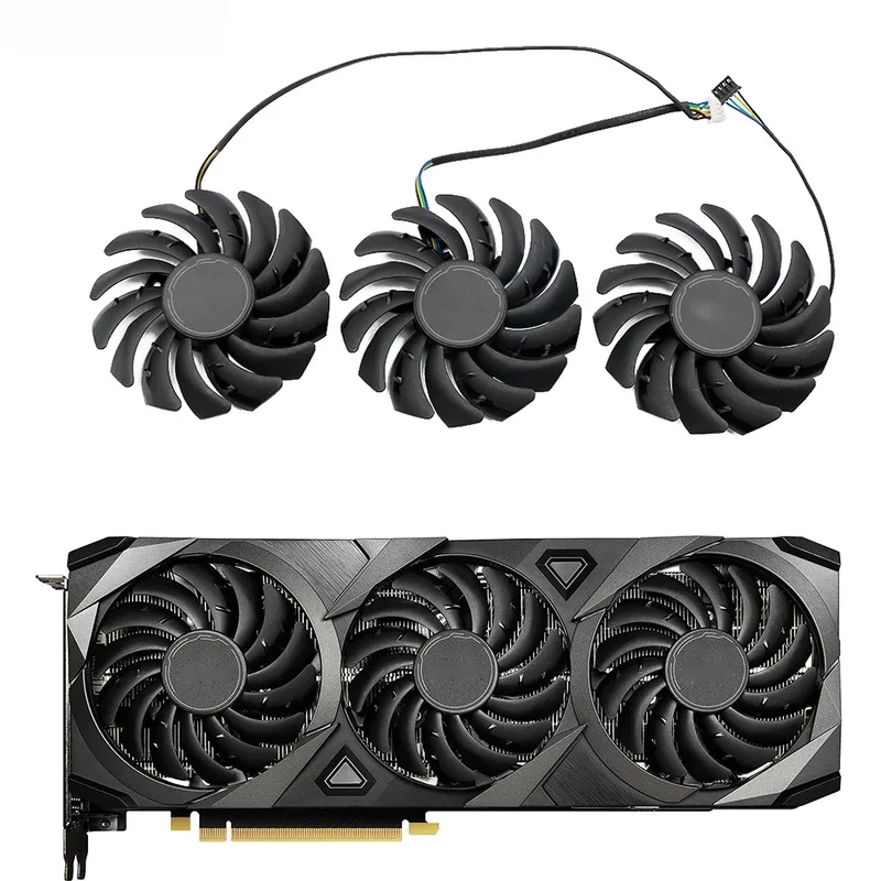 85MM 4Pin GPU Cooling Fan PLD09210S12HH For MSI Ventus 3X RTX3060Ti 3070 3080 3080Ti 3090 Graphics Video Card