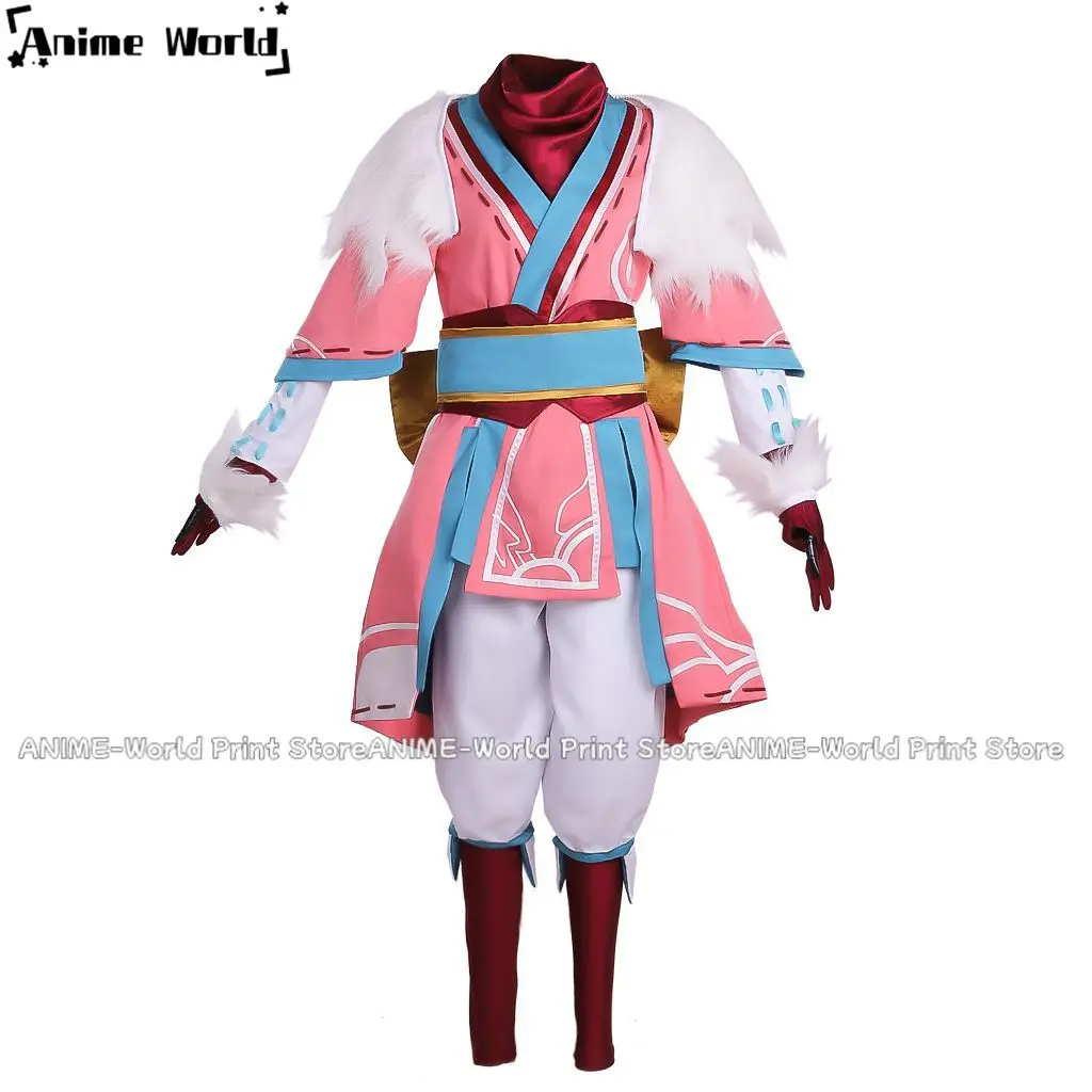 《Custom Size》Game Soul Lianhua Kindred Eternal Hunters Cosplay Costume Activity Party Role Play Clothing Anime Women's Dress