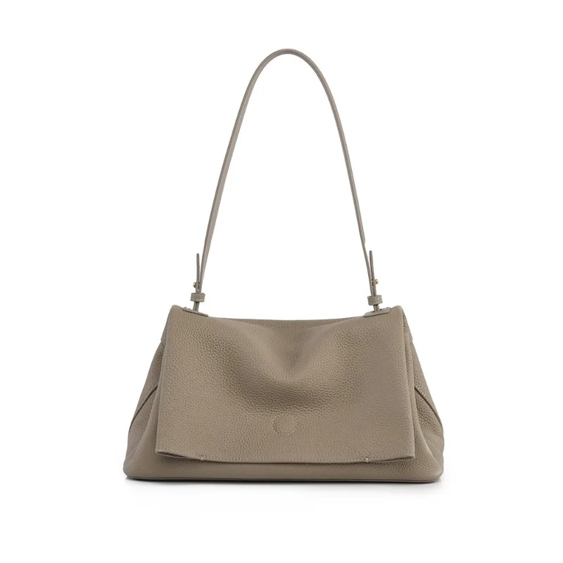 

2026 Простая сумка из воловьей кожи, роскошная дизайнерская женская сумка из натуральной кожи высокого качества, женская повседневная сумка для покупок