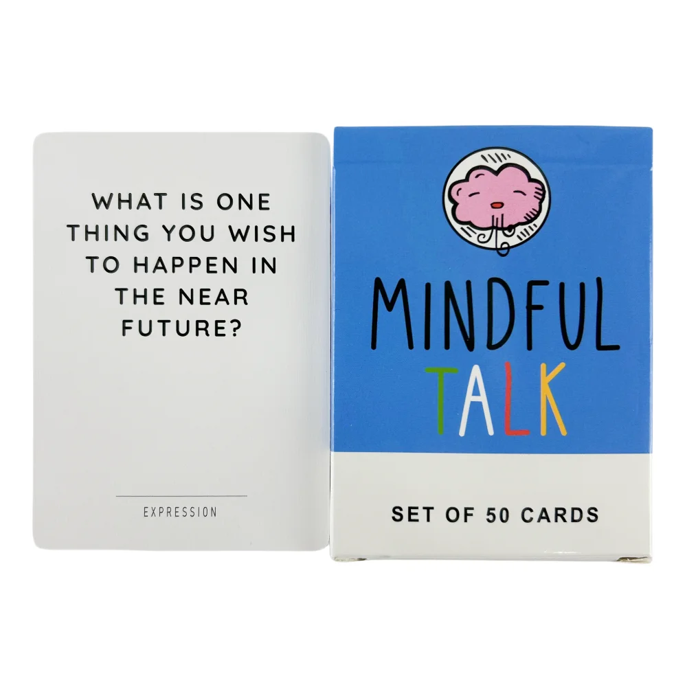 Mindfulness Talk Card Game The School of Mindfulness Game for Kids Mindful Talk Cards for Children and Parents