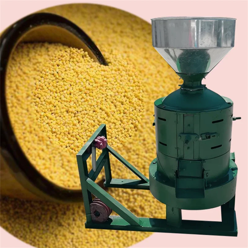 Compact Structure Easy Operate New Type Corn Peeling Grain Peeling Wheat Hulling Rice Milling Machine