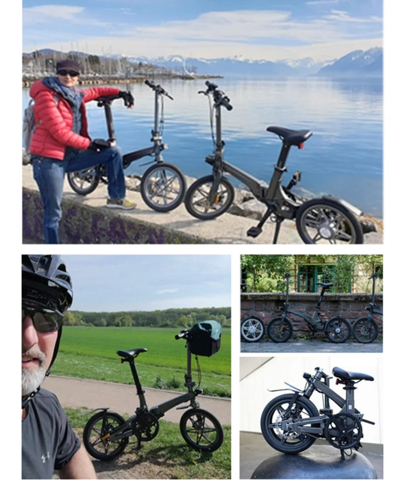 Mini-Fahrrad 250 W 36 V 40 km 16 Zoll zusammenklappbare Elektrofahrräder Erwachsene Stadt Pendeln Moped Elektrofahrrad Booster Fahrrad – Detail 14
