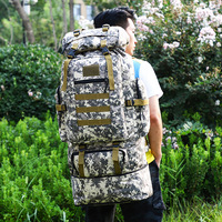 HDIRXG 100L Capacity Man Army Military Tactical Backpack Camouflage Outdoor Waterproof Climbing Backpack Hiking Travel Rucksack