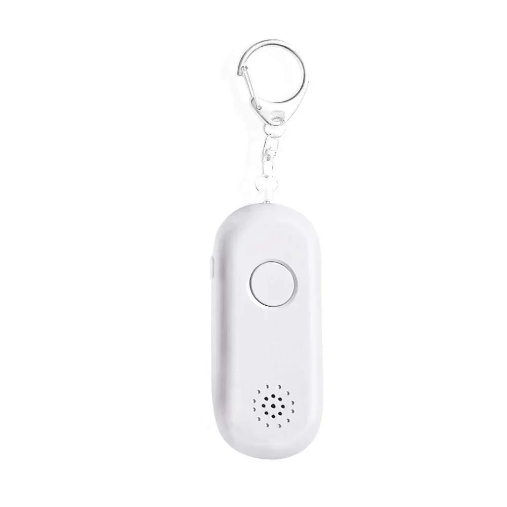 Personal Security Puller Alarm 120DB W/ Keychain SOS Emergency Self-defense Women Protection Olderly Pull Ring Siren USB Charge
