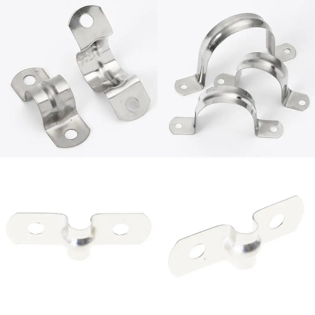 

Y1UD Architectural Metal Saddles Pipe Clamp with Two Hole Tube Bracket for Heavy Pipe Support and Decorative Applications