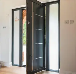 Sixinalu-puertas de seguridad para Villa Exterior, puerta de entrada Interior de acero inoxidable, diseño moderno, nuevas, venta al por mayor, para casa