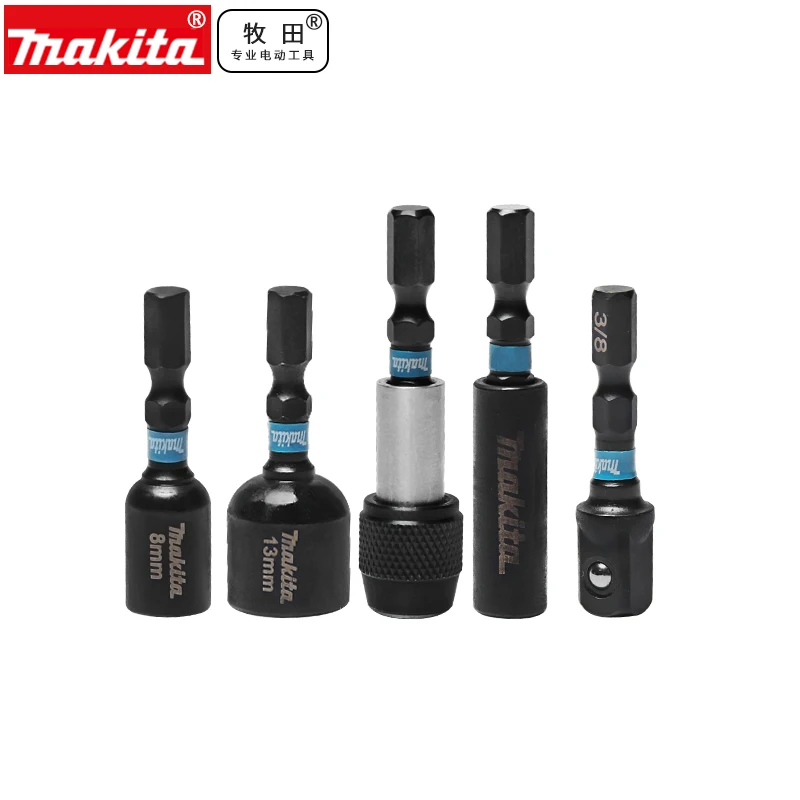 Makita Impacto Preto Screwdriving Broca Drive Bit Set Driving Set Ferramenta Elétrica Driver Drill Acessórios & Power Tool Parts