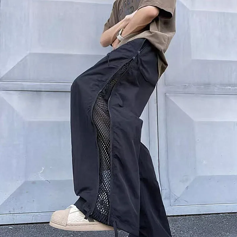 American Sle Workwear Pants Men's Summer Outdoor Mountain Climbing Hiking Qui Dry Ice Silk Casual Long Pants