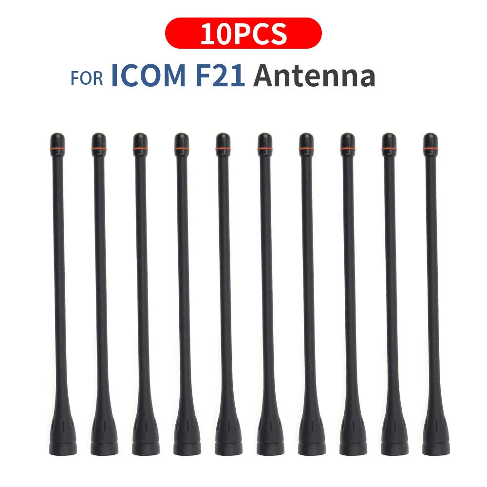 

10X UHF 400-470MHz Antenna For Icom Radio IC-F43 F44 F80 IC-F21 IC-F24 IC-F4101