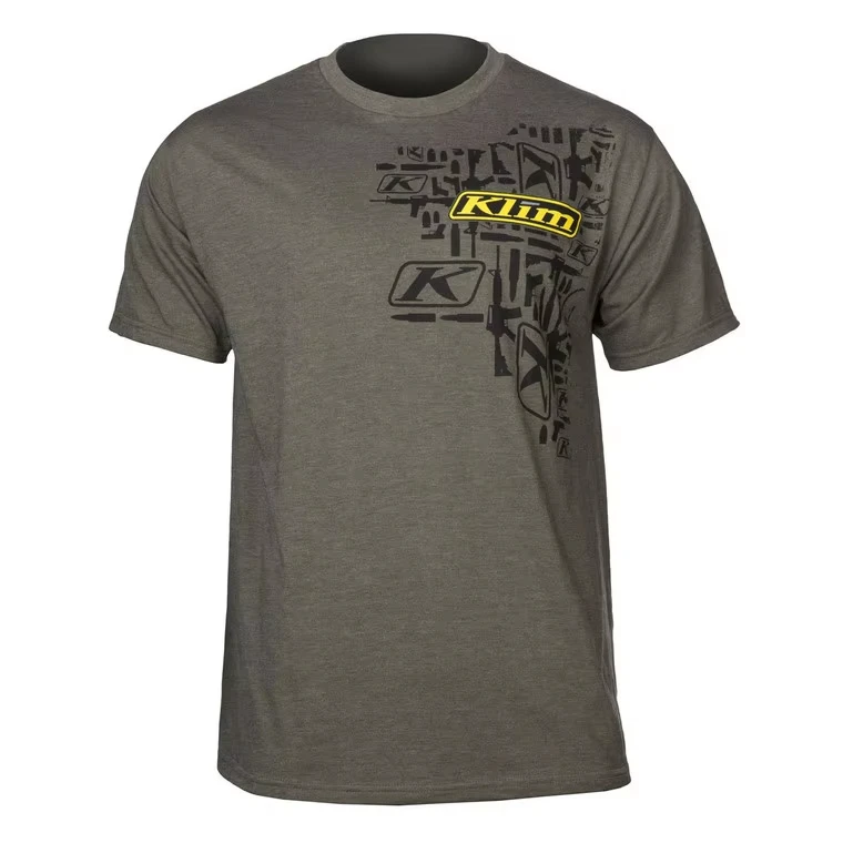 2026 Summer New Klim Short Sleeved Round Neck Loose Sports T-shirt Men Women Oversized 100_Cotton T-shirt Street Wear Y2K view 2